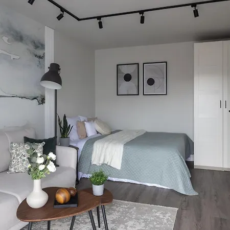 Apartamento New #madalinskiego57 - Center, New Bulding, 2 Bedrooms, 2x Double Beds And A Fold-out Sofa, Separate Kitchen, Air Conditioning, Balcony, Underground Parking, Self Check In 24h, Internet, Netflix, Coffee Machine, Washing Machine,1 Km To The Railw