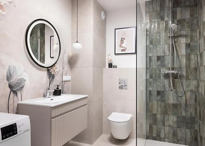 New #madalinskiego57 - Center, New Bulding, 2 Bedrooms, 2x Double Beds And A Fold-out Sofa, Separate Kitchen, Air Conditioning, Balcony, Underground Parking, Self Check In 24h, Internet, Netflix, Coffee Machine, Washing Machine,1 Km To The Railw Wroclaw